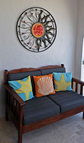 Isla Mujeres vacation rentals,  sailfish condo #402 balcony furnishings