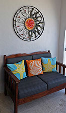 Isla Mujeres vacation rentals,  sailfish condo #402 balcony furnishings