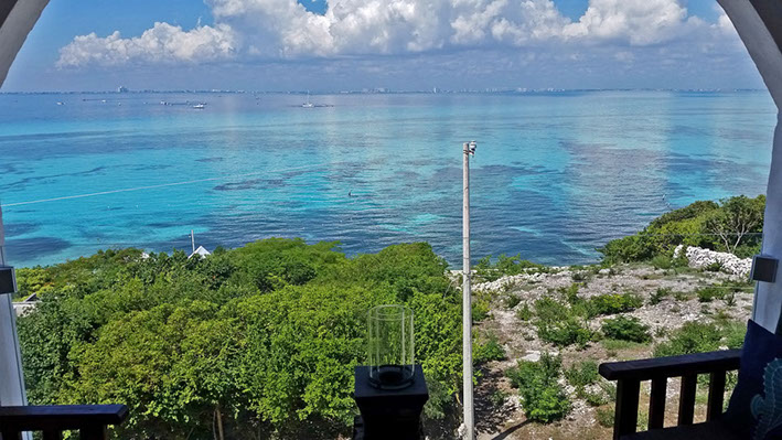 Isla Mujeres vacation rentals,  sailfish condo #402 view from balcony
