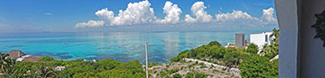 Isla Mujeres vacation rentals,  sailfish condo #402 view from balcony
