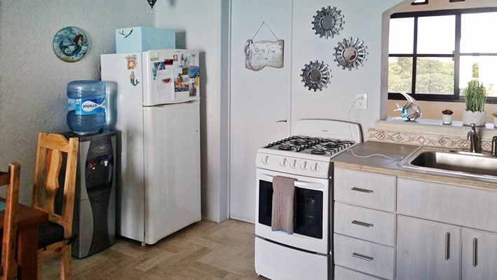 Isla Mujeres vacation rentals,  sailfish condo #402 kitchen