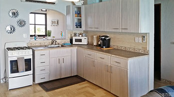 Isla Mujeres vacation rentals,  sailfish condo #402 kitchen
