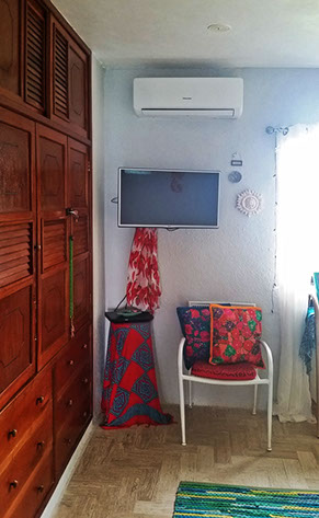 Isla Mujeres vacation rentals,  sailfish condo #402 view from master bedroom